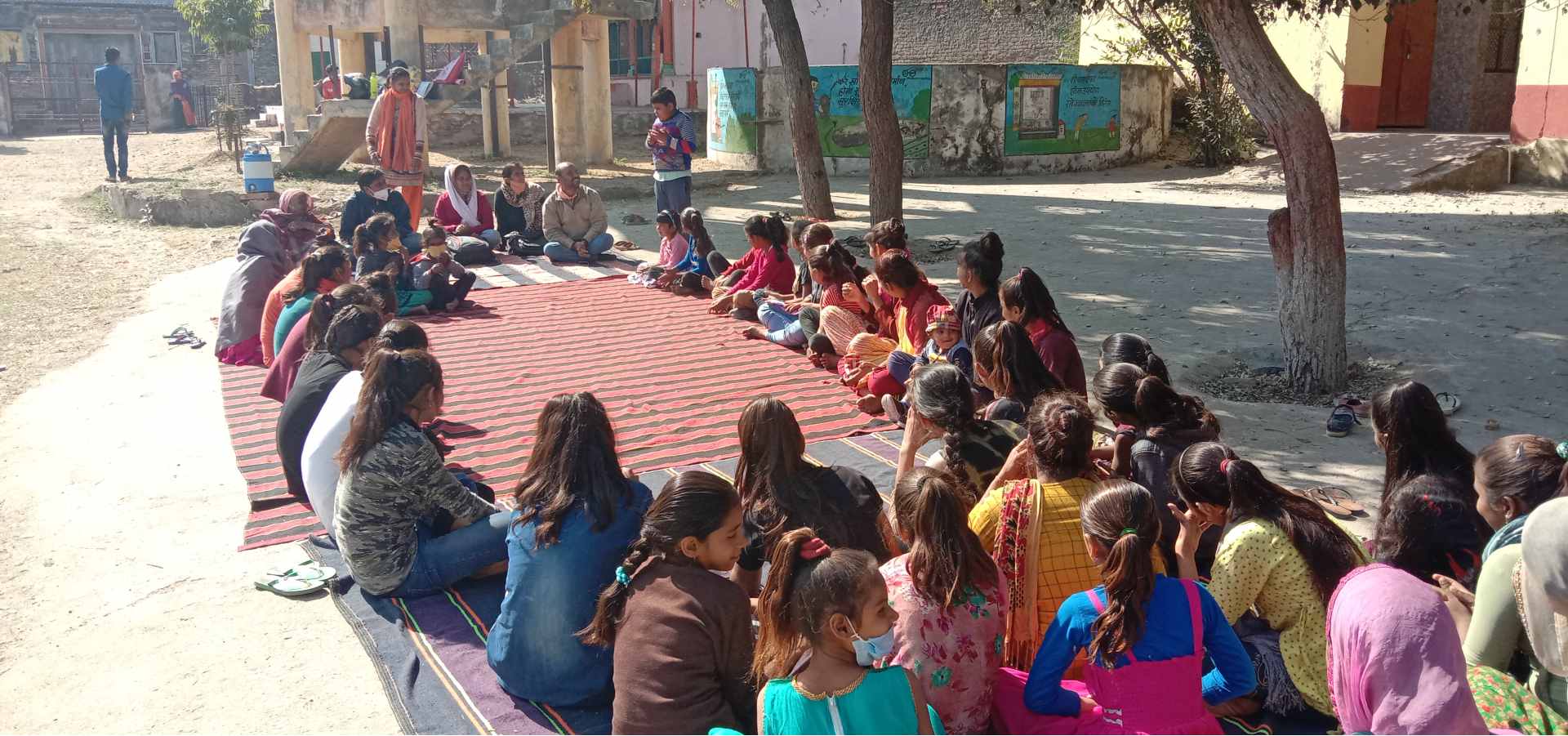 Campaigning With Adolescent Girls At Dariba